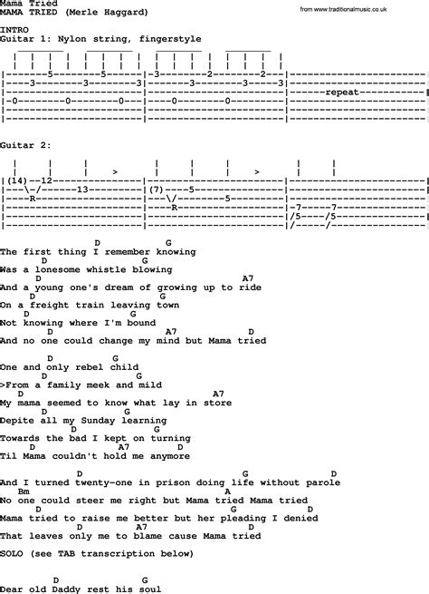 Mama tried lyrics - Mama Tried Lyrics by Grateful Dead from the Dead in Cornell album - including song video, artist biography, translations and more: First thing I remember knowin' Was a lonesome whistle blowin' And a youngun's dream of growin' up to ride On a freig…